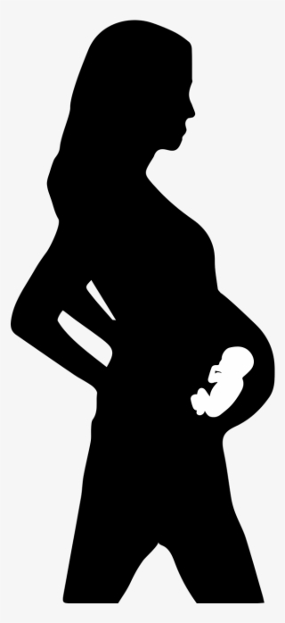 The Transition To Motherhood For Therapists - Pregnant Woman Silhouette Transparent Background