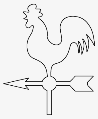 Clipart Download Pattern Use The Printable Outline - Outline Of Rooster