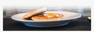 Serve And Enjoy Guilt-free Pancakes - Poached Egg