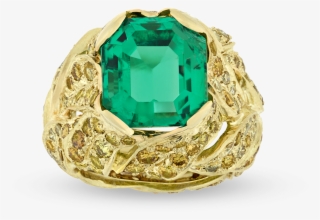 Untreated Colombian Emerald Ring By Fred Leighton, - Emerald