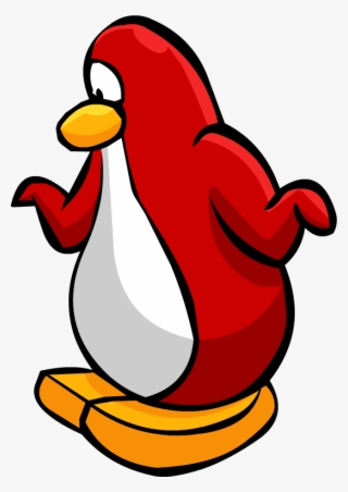 Confused Club Penguin Png Vector Black And White Library - Club Penguin Confused Penguin
