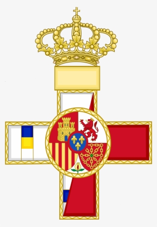 Cross Of The Military Merit With Blue Decoration Spain
