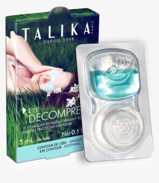 Eye Decompress Solo - Talika Eye Decompress Eye Mask, Japanese Rose, 5ml