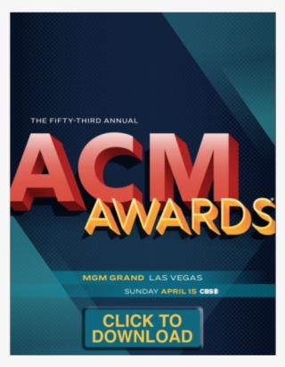 Academy Of Country Music 53rd Annual Awards Program - Flyer