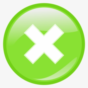 Green Cancel Close - Close Icon Png Green