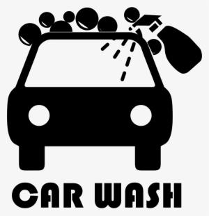 Car Wash Png Black And White Transparent Car Wash Black - Car Wash Icon Png