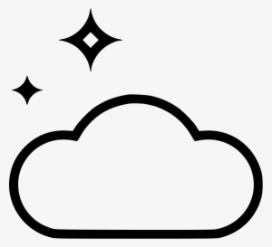 Cloud Stars Night - Scalable Vector Graphics