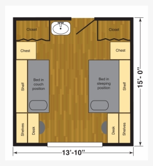 Non-movable Furniture Layout - Texas Tech University