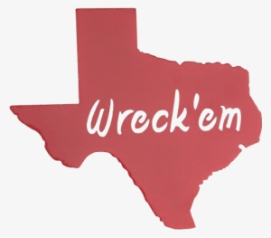 Texas Wreck 'em Texas Tech Wall Art - Texas