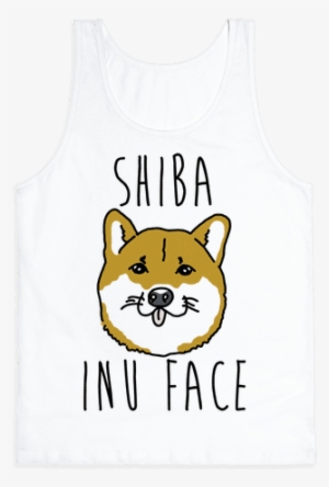 Shiba Inu Face Tank Top - Sci Fi Shibe