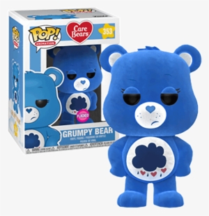 Grumpy Bear Flocked Pop Vinyl Figure - Funko Pop Care Bears