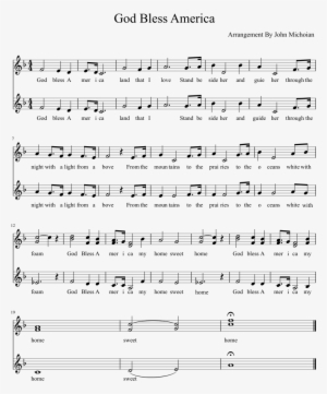 God Bless America Sheet Music Composed By Arrangement - Document