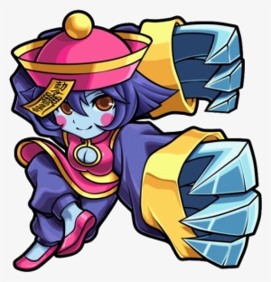 I Think The Pink Cheeks Are Actually A Reference To - Hsien Ko Darkstalkers Chibi