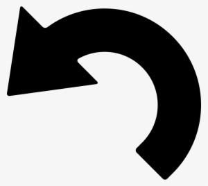 Left Curved Arrow - Left Curved Arrow Png