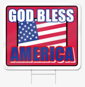 God Bless America Shaped Sign - Back To The Future