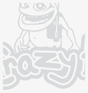 Crazy Frog Logo - Crazy Frog In Black And White
