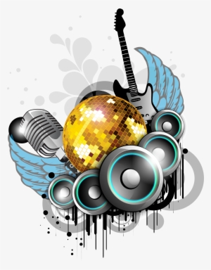 nightclub background music party - music background design png