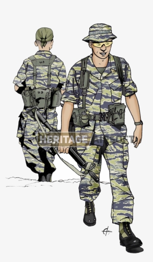 The Tigerstripe Outfit, Used Unofficially By Us Special - Airsoft Vietnam Loadout