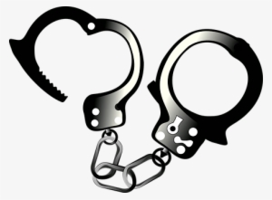 Handcuffs Cuffs Arrest Law Security Prison - Open Handcuffs Clipart