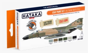Htk Cs09 Orange Line Usaf Paint Set - Hataka Orange Line – Usaf Paint Set (vietnam War-era)
