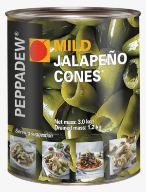 peppadew® mild jalapeño cones 3kg - olive