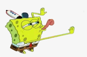 Yay Thank You For Making My 'you Are Such A Perfect - Spongebob Licking Transparent Background
