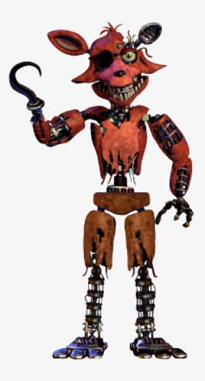 Withered Foxy Full Body Thank You Image - Final Nights 4 Burnt Foxy