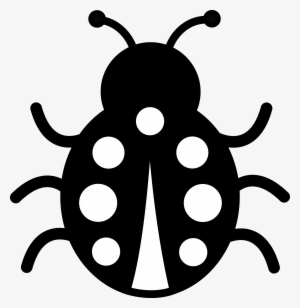 Black Spotted Lady Bug - Ladybug Clipart