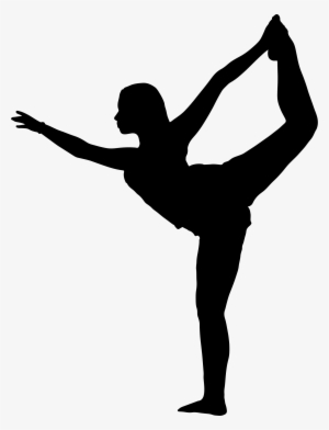 Gymnastics Svg Dancer Silhouette - Yoga Poses Silhouette Png