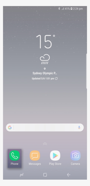 Homescreen Phone Icon - Samsung Galaxy Note 8