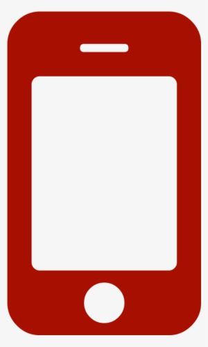 Cell Phone Icon Red