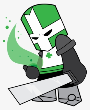 Castle Crashers The Green Knight By Hoodie Stalker-d5ietxa - Castle Crashers Knight Png