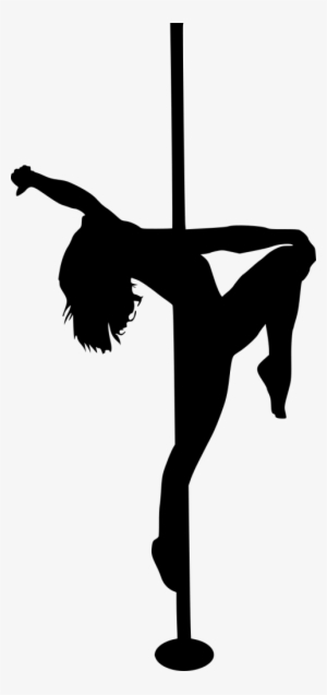 Png File Size - Transparent Pole Dancing Silhouette Png