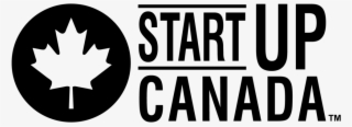 Startup Canada English Red Logo Black - Entrepreneur Canada