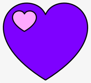 Lavender Heart Png Jpg Royalty Free Download - Clip Art