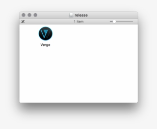 Click And Drag Verge To The Applications Folder To - Macos High Sierra