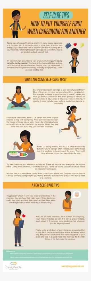 Self Care Tips For Caregivers Infographic - Self Care Tips For Caregivers