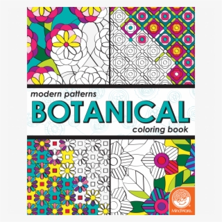 Botanical Modern Patterns Coloring Book