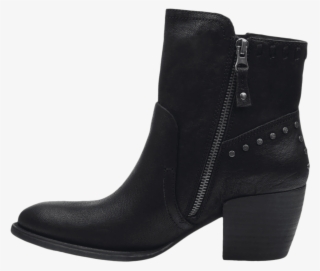 Womens Ankle Boot Red Eye In Black Inside View - Shoe