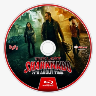 Sharknado 6 Bluray Disc Image - Last Sharknado It's About Time