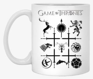 Game Of Thrones Houses Mug - House Stark Direwolf Ring Winter Is Coming Game Of