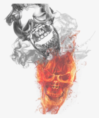 Smoke Effect Clipart Alpha Png - Fire Skull Journal By Cool Image 9781535412070 (paperback)