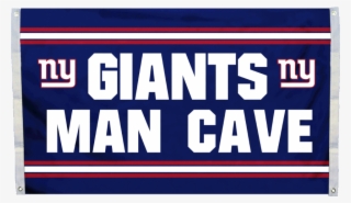 nfl new york giants 3' x 5' man cave flag - nfl new york giants man cave flag