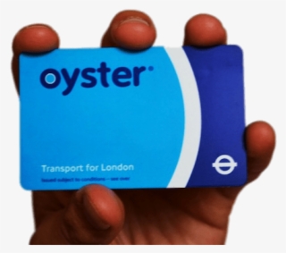 Oyster Card In Hand Transparent Png Sticker - Oyster Card