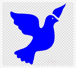 Blue Dove Png Clipart Pigeons And Doves Clip Art - Transparent Background Lp Record Clip Art