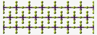 Bismuth Pentafluoride Chains From Xtal 1971 3d - Bismuth Pentafluoride