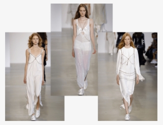 Calvin Klein Nyfw 2015 Spring Summer 2016 Trend Body - Body Chains With Clothes Runway