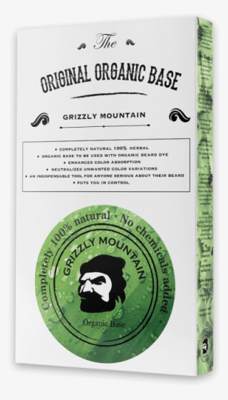 The Original Organic Base - Grizzly Mountain Beard Dye Organic & Natural Brown