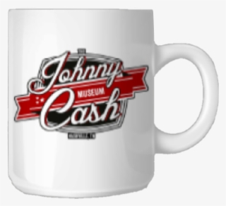 Johnny Cash Museum White Logo Coffee Mug - Johnny Cash Museum Shirt