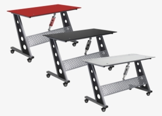 Click On Slides For Popup Images - Pit Stop Furniture Racing Style Writing Desk Finish: